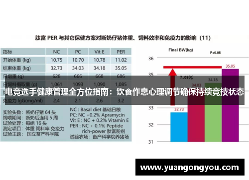 电竞选手健康管理全方位指南：饮食作息心理调节确保持续竞技状态